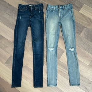 2 x skinny jeans in a great condition. Price is for both pairs